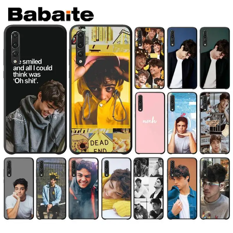 

Babaite Noah Centineo newly Newly Arrived Black Cell Phone Case for HuaweiP9 P10Plus Mate9 10 Mate10 Lite P20 Pro Honor10 View10