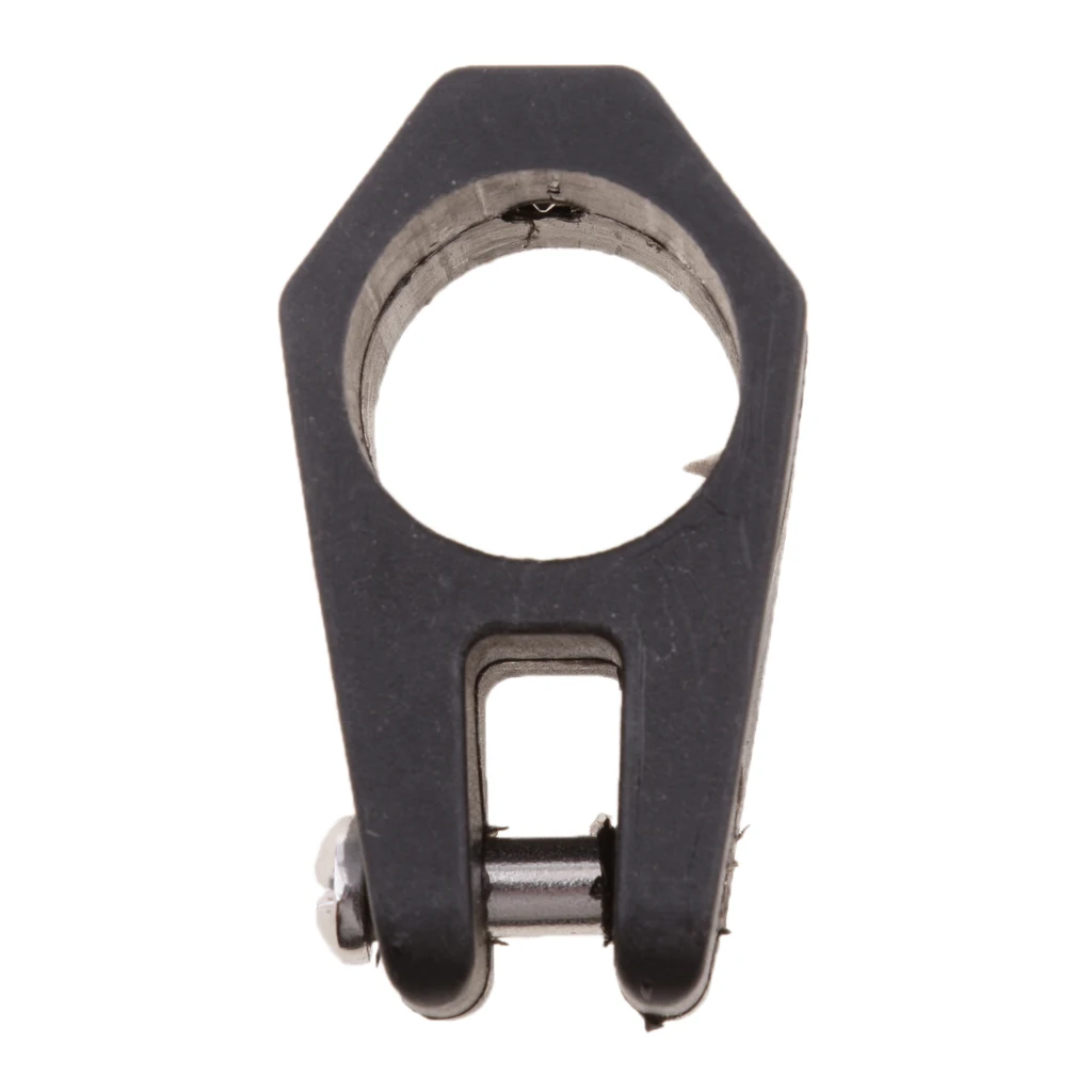 12 Pieces Boat Nylon Fittings Hardware Set 7/8 inch Black Fits 3 Bow Bimini Top Strong Lightweight Durable