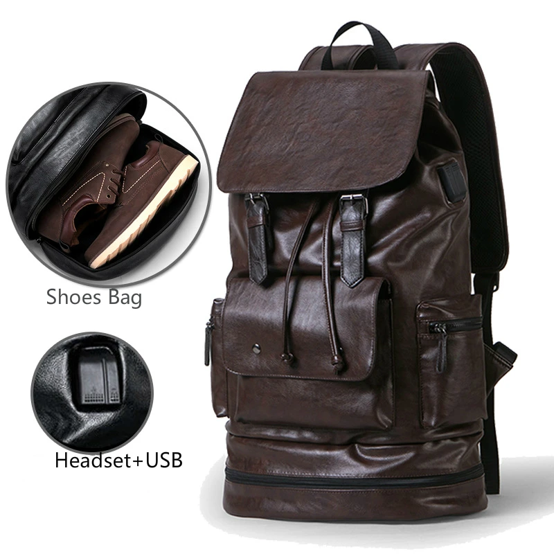 

New Outdoor Travel Bag for Men in 2019 Fashion Trend Shoulder Bag with Men's Laces and Footwear Seats