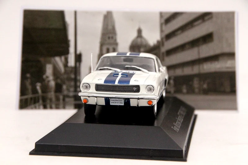 Goede Ixo Altaya 143 Schaal Ford Mustang Shelby Gt 350H 1965 Cars Diecast Speelgoed Modellen Limited Edition Collectie Wit