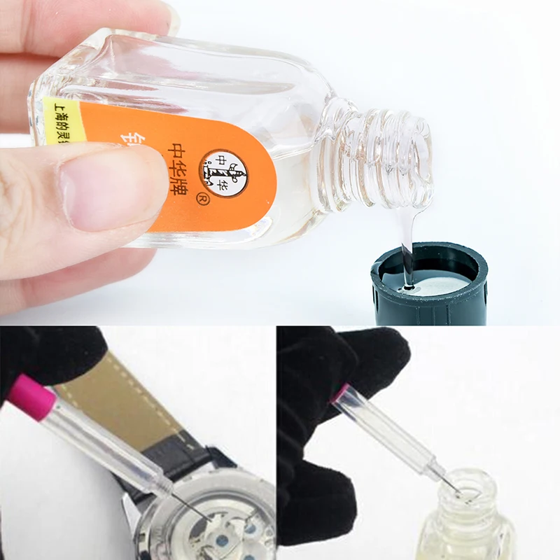 

5ML 902 Quartz Watchmaker Lubricant Oil Cleaning Lubricating Clock Watch Tool Accessories Watch Repair Oil Tool