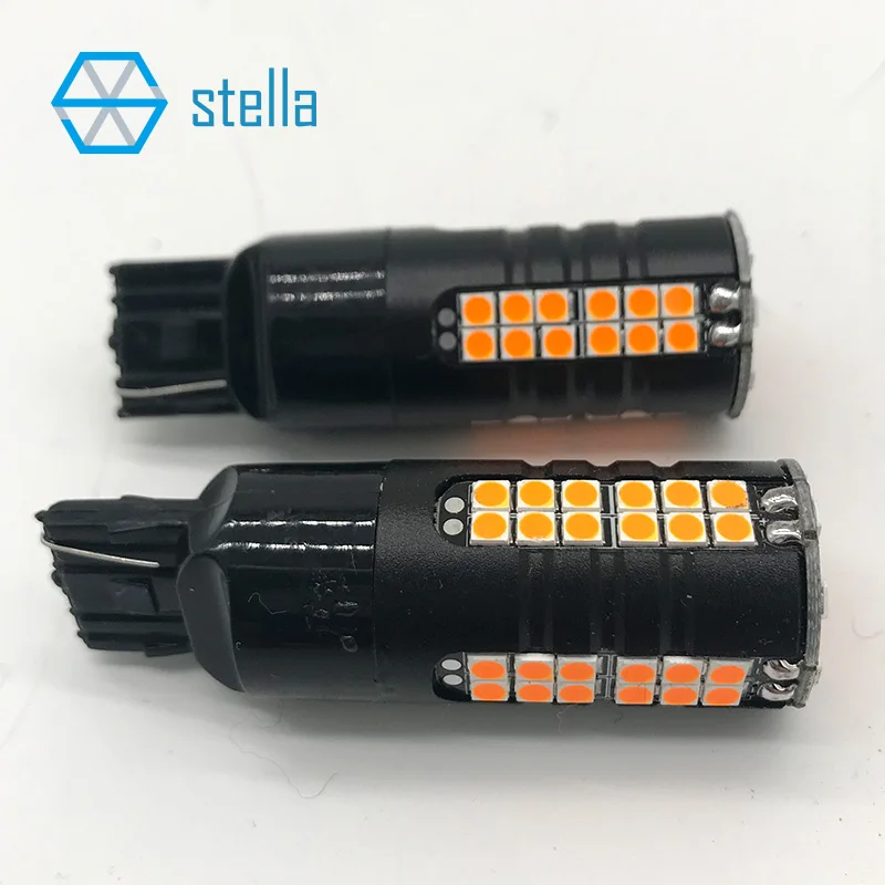Stella 2pcs T20/7440/W21W 100 Canbus Front/Rear LED Indicator/LED Turn