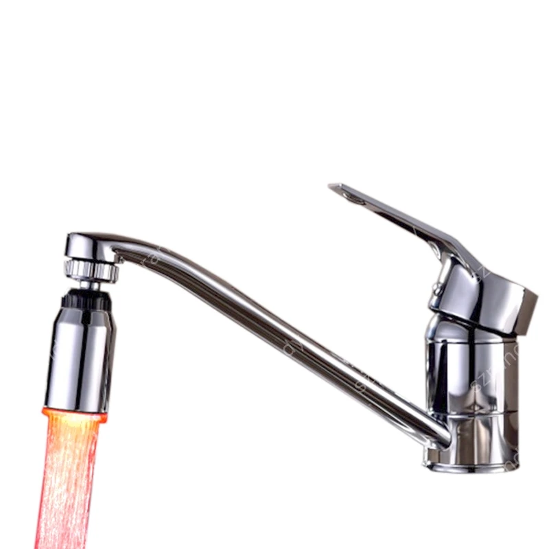 High Quality Red Color Change Water Glow Shower Spraying Head Aerators