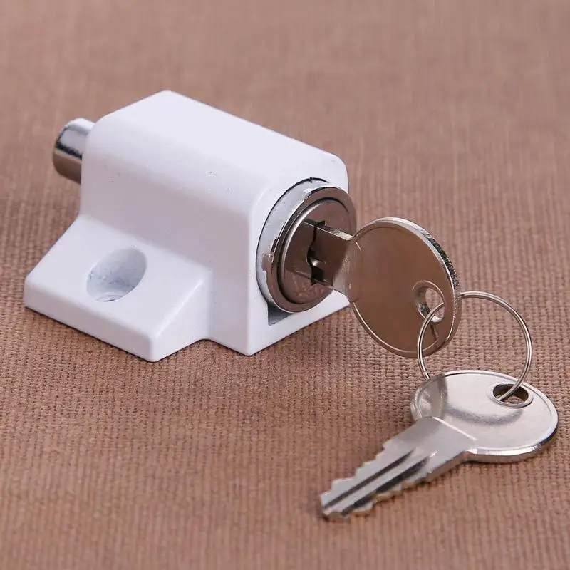 

Window Locks Window Shield Sliding Aluminum Steel Security Locks Doors Windows Security Lock with 2 Keys