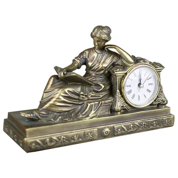 

Resin Crafts Creative Home Decorations European Silent Clocks Classical Beauty Ornament Living Room Decor Furnishing Articles