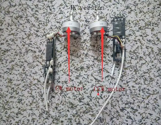 

Xiaomi Mi Drone 1080P/4k Version RC Quadcopter Spare Parts CW CCW Motor with ESC set