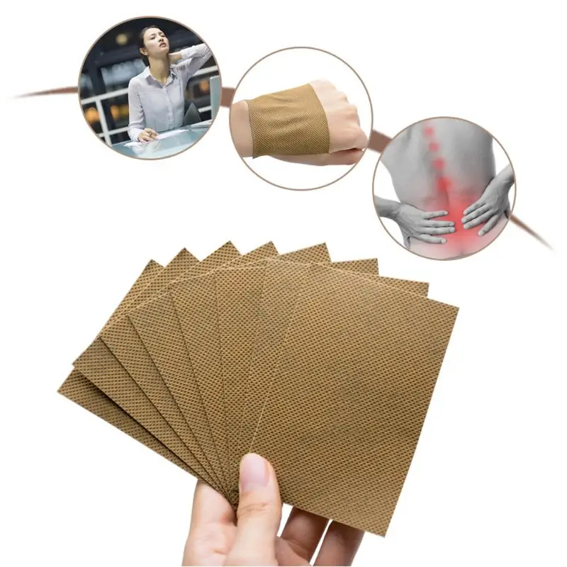 

8Pcs/Bag Cordycep Essential Oil Herbal Heating Plaster Back Shoulder Neck Body Pain Relief Relaxation Patch Body Massage Sticker