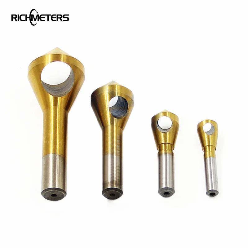 4PCS HSS boring drill oblique hole internal chip removal chamfer smooth