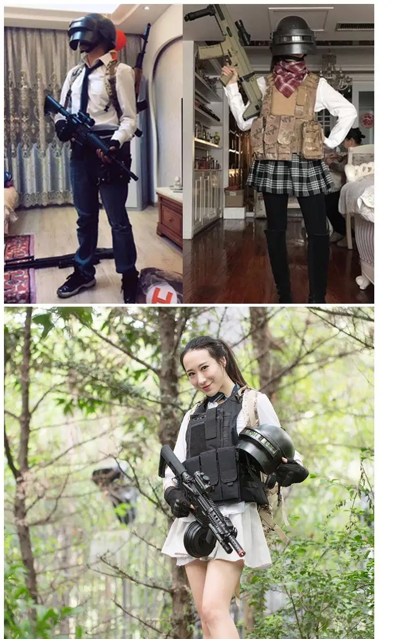  46/68 Steampunk Punk PUBG Cosplay Chicken Dinner Helmet Playerunknown's Battlegrounds Head Cap Cosp