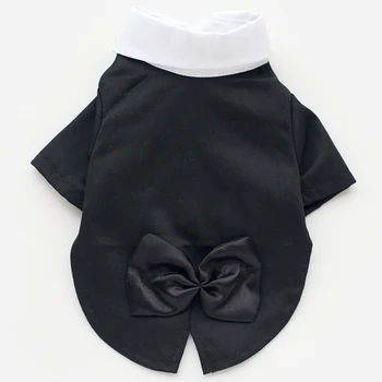 

Cheap Clothing For Dogs Puppy Pet Clothes Western Style Male Dog Wedding Suit Tuxedo Chihuahua Costume Apparel for Small Dogs