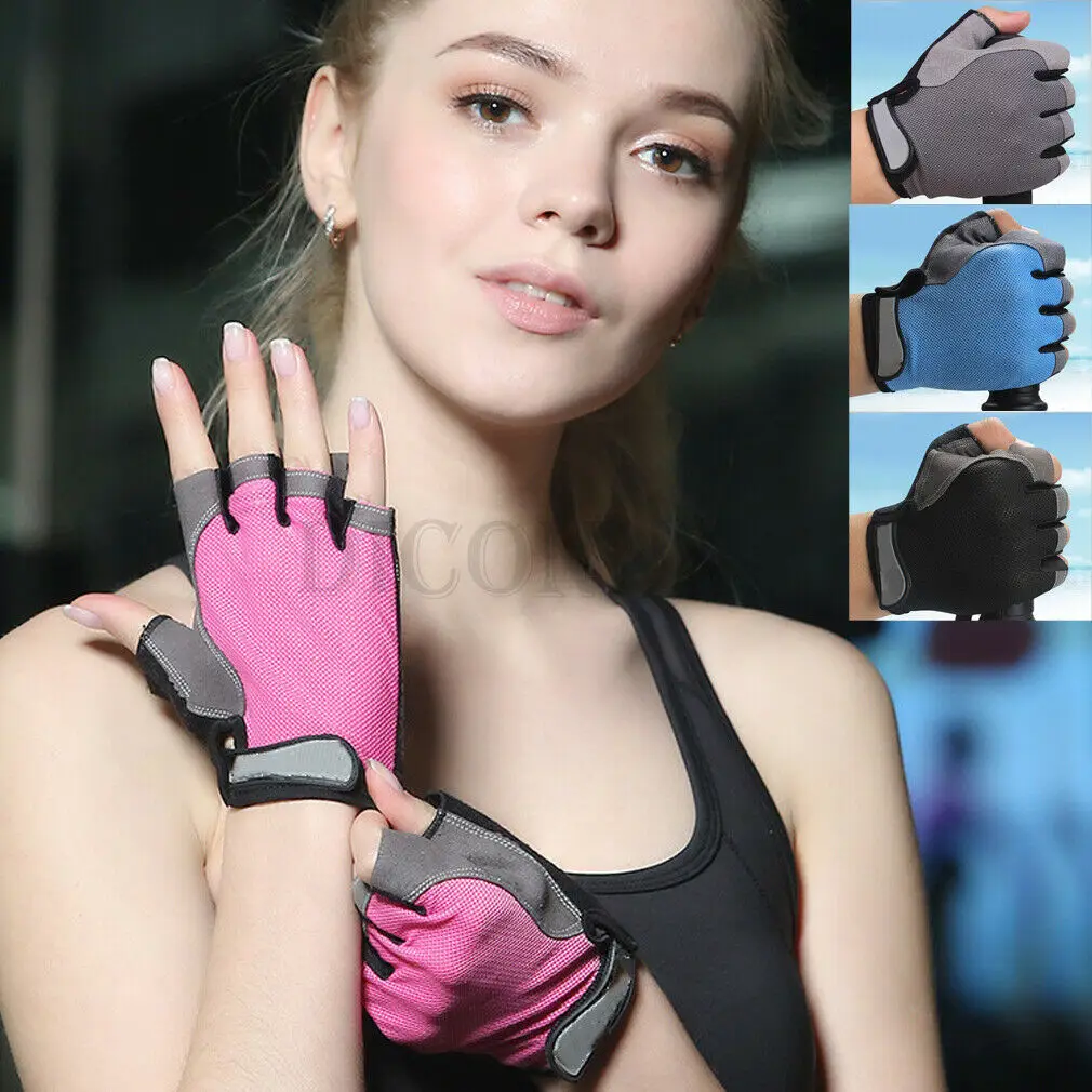 

Work Out Gloves Weight Lifting Gym Wrist Wrap Sports Exercise Training Fitness Gloves
