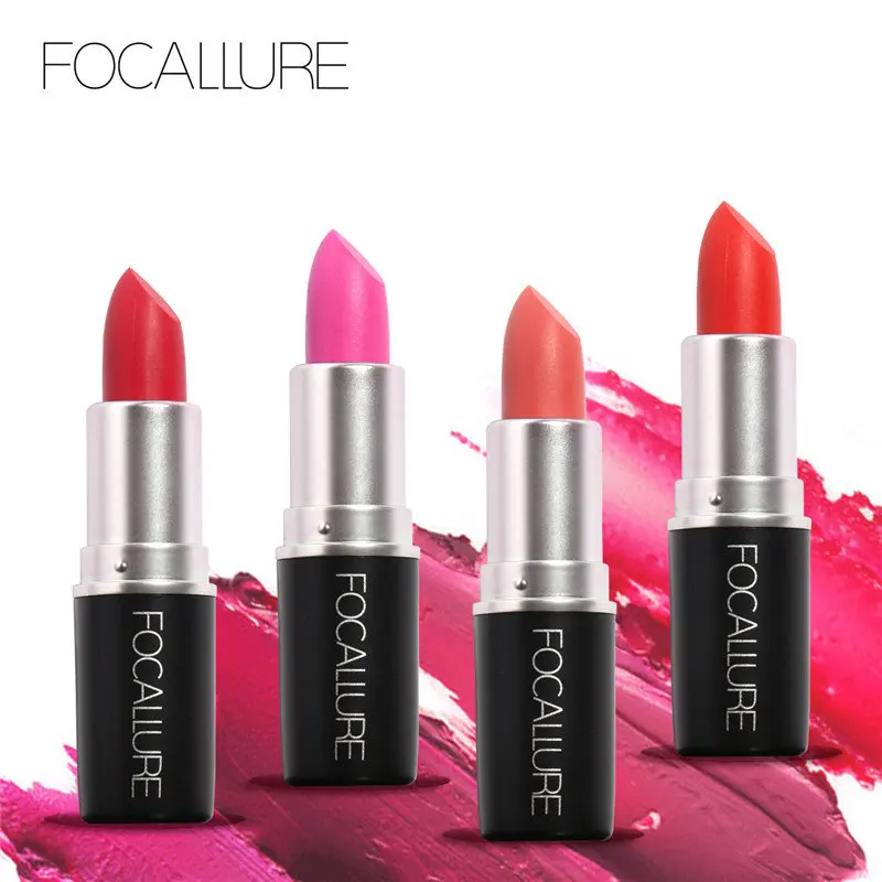 Beauty & Health Forceful Pro Focallure Matte Lipstick Makeup Beauty For Women Pink Baby Lips Matt Balm Waterproof Batom Ladies Gift Cosmetic Carefully Selected Materials