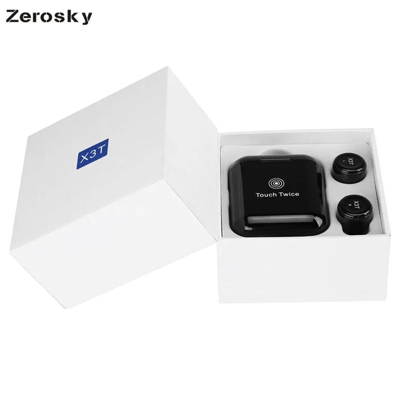 TWS Mini Wireless Bluetooth Earphone Stereo Earbud Headset With Charging Box Mic For All Smart phone X3T