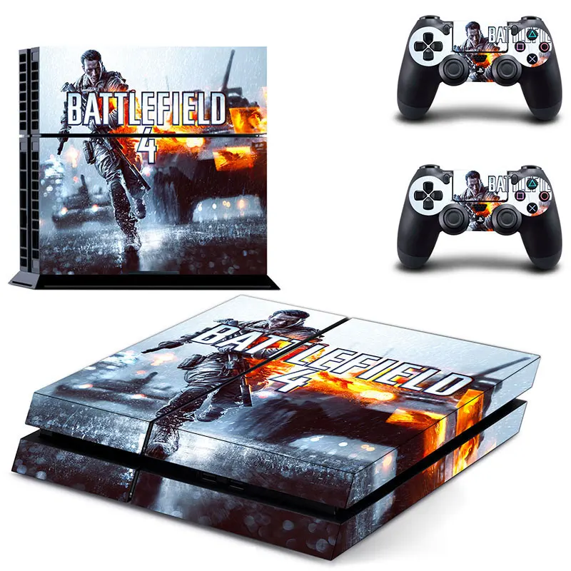 PS4 скины поле битвы 4 виниловые наклейки BF4 чехол для Sony Playstation 4 Console