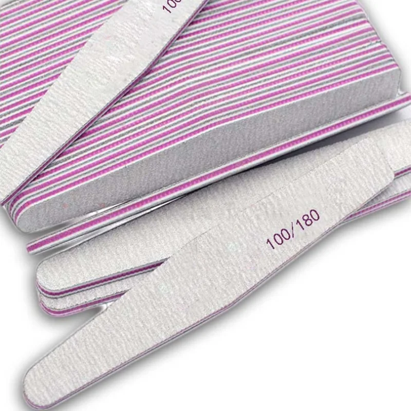

5Pcs/Lot Nail File 100/180 Sanding Buffer Block Pedicure Manicure Buffing Polish Beauty Tools Professional Nail Files