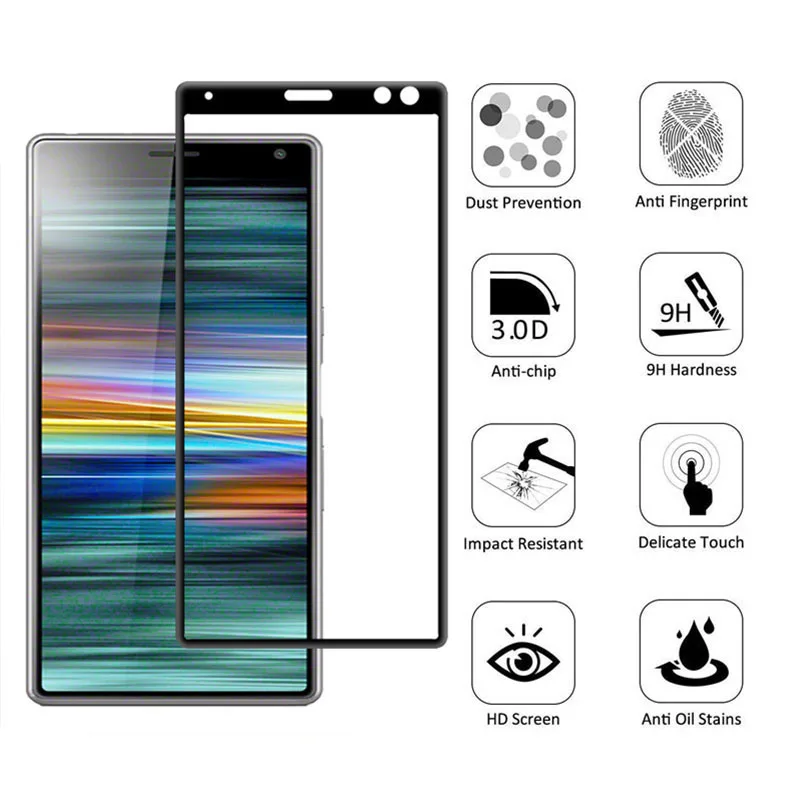 Protective-glass-on-for-Sony-Xperia-10-plus-screen-protector-9H-10plus-tempered-glas-full-cover (1)