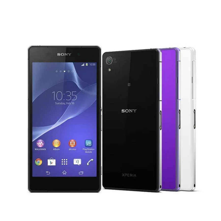 Мобильный телефон sony Xperia Z2 D6503 LTE, 5,2 дюймов, 3 Гб ОЗУ, 16 Гб ПЗУ, Android, fm-радио, аккумулятор 3200 мАч, сотовый телефон