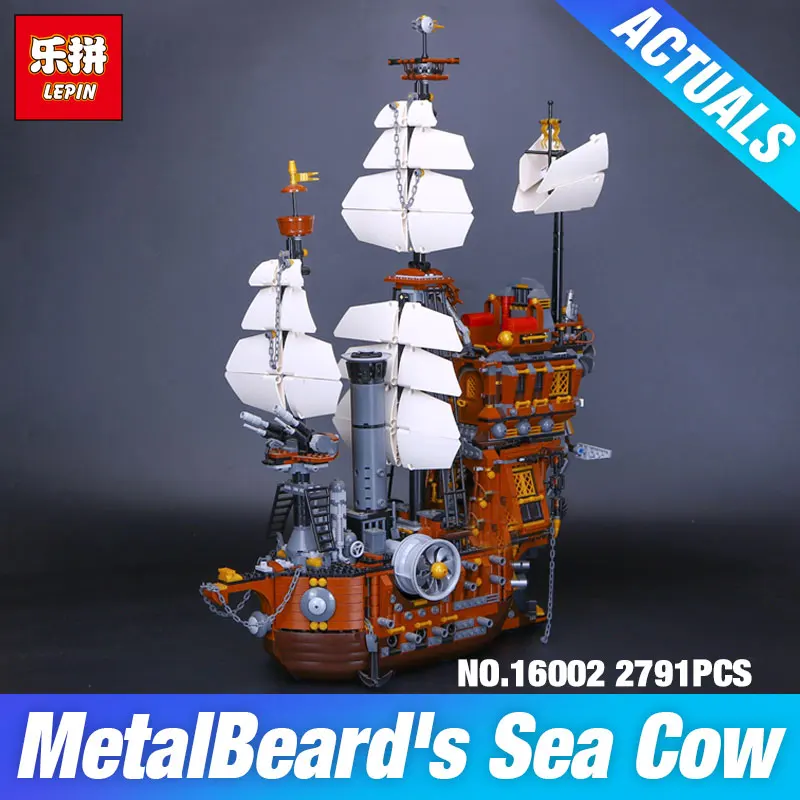 

the Pirate Ship Metal Beard's Sea Cow the 16002 Model Building Set Blocks Bricks Kits 70810 Children Toys DIY Christmas Gift