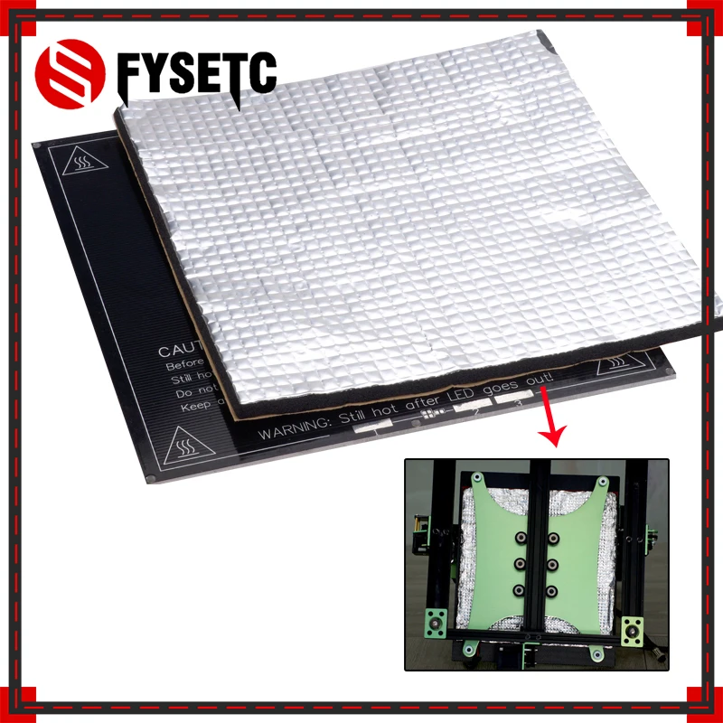 1 PC 300*300*10mm الحرارة العزل القطن احباط ذاتية اللصق العزل القطن ل Creality cr-10 3D طابعة التدفئة السرير ملصقا 1 PC 300*300*10mm الحرارة العزل القطن احباط ذاتية اللصق العزل القطن ل Creality cr-10 3D طابعة التدفئة السرير ملصقا