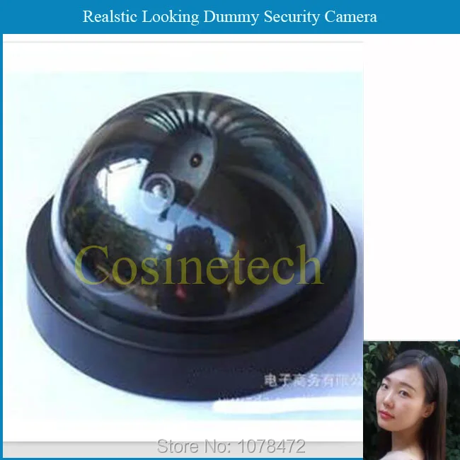 

2 PCS good Dummy camera surveillance Realistic looking fake camera,security,Wonderful Night CAM LED Light security unreal camera