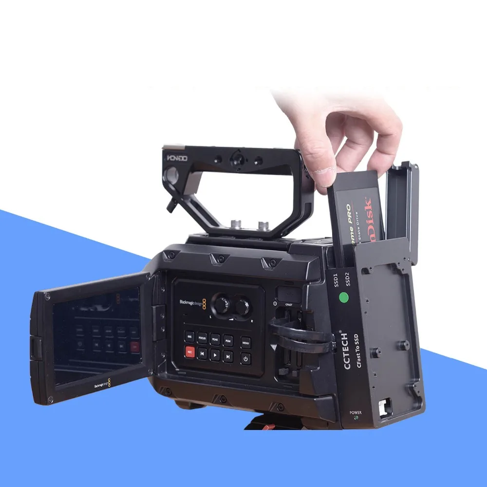  CCTECH ExSSD CFast 20 zu SSD BMD Kamera Lagerung Lösung Recorder URSA Mini4.6K