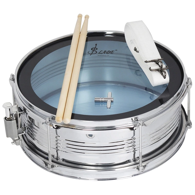 SLADE Snare Drum из нержавеющей стали музыкальный инструмент с ремешком гаечный ключ Stick