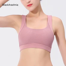 BlackArachnia спортивный бюстгальтер ударопрочный сбор Йога фитнес Красота спина Йога жилет стиль Спортивное нижнее белье женские рубашки для йоги