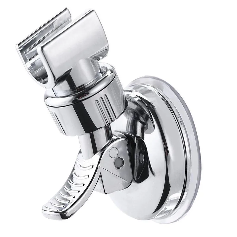 

Adjustable Shower Head Handset Holder CHROME Bathroom Wall Mount Suction Bracket Shower Stand Bathroom Accessories soporte ducha