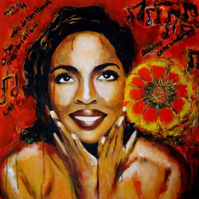 Abstract Portrait Wall Art Two Face Oil Painting Canvas Print Beauty