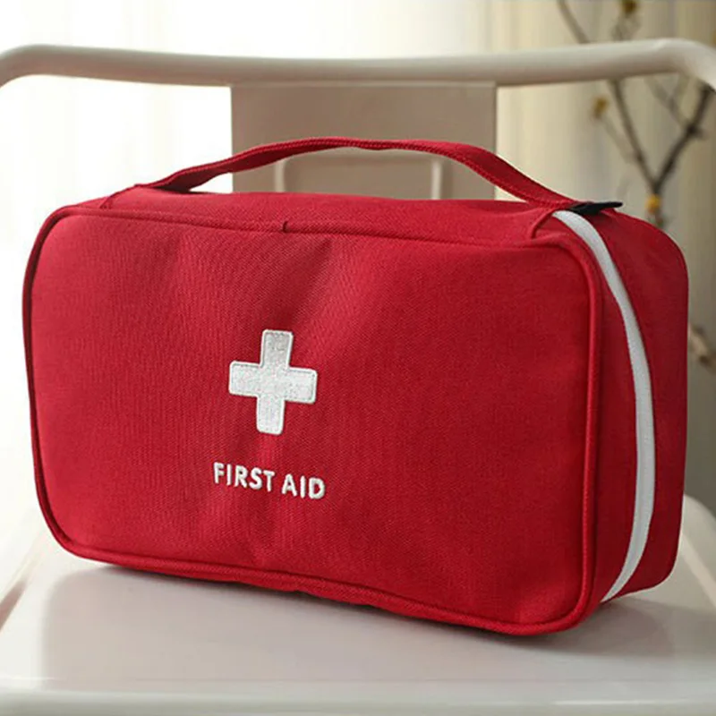 Giantree portátil Kit de primeros auxilios lienzo vacío emergencia bolsa médica rescate bolsa Camping Primeros Auxilios viaje tratamiento paquete