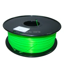 green color 3d printer filaments PLA ABS 1 75mm 3mm 1kg plastic Rubber Consumables Material MakerBot