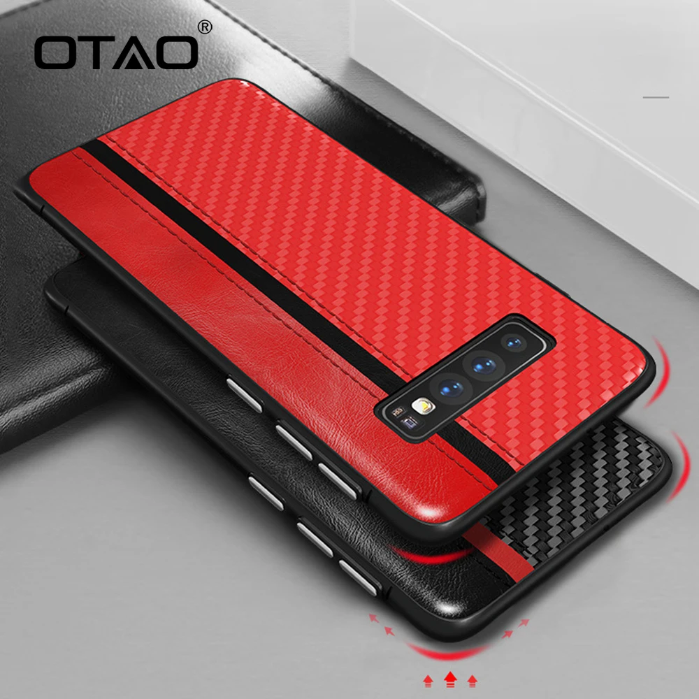 OTAO Роскошный чехол для телефона из искусственной кожи Samsung Galaxy S10e S10 S9 S8 Plus Note 8 9