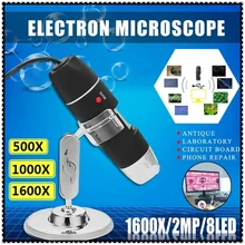 DHL 50 шт. мегапикселей 500X1000X1600X8 светодиодный цифровой USB микроскоп микроскопио Лупа электронный стерео USB эндоскоп камера