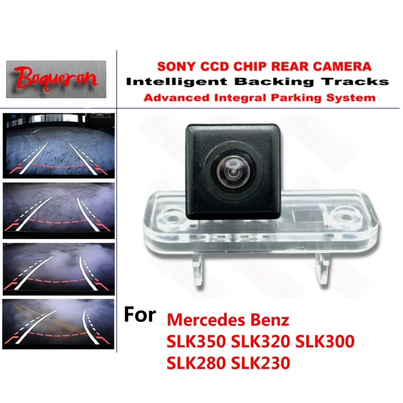 for Mercedes Benz SLK 350 320 300 280 230 CCD Car Backup Parking Camera Intelligent Tracks Dynamic Guidance Rear View Camera for Mercedes Benz SLK 350 320 300 280 230 CCD Car Backup Parking Camera Intelligent Tracks Dynamic Guidance Rear View Camera