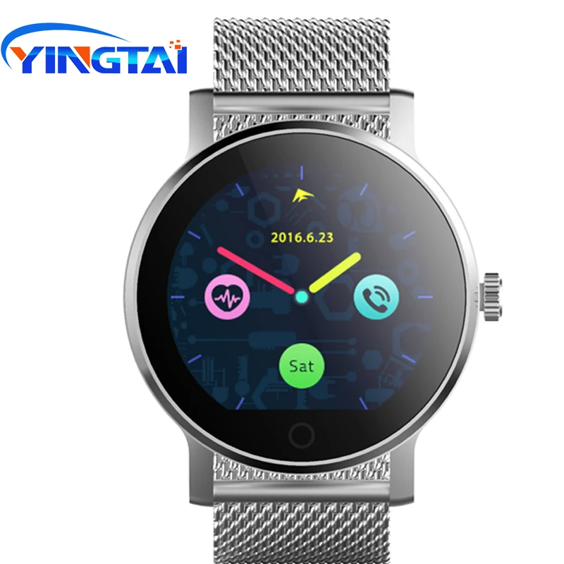 

YINGTAI SMA-09 Smart Watch IP54 Bluetooth call with Mic Remote Camera wristband watch OGS touch Anti Lost Push for IOS Android