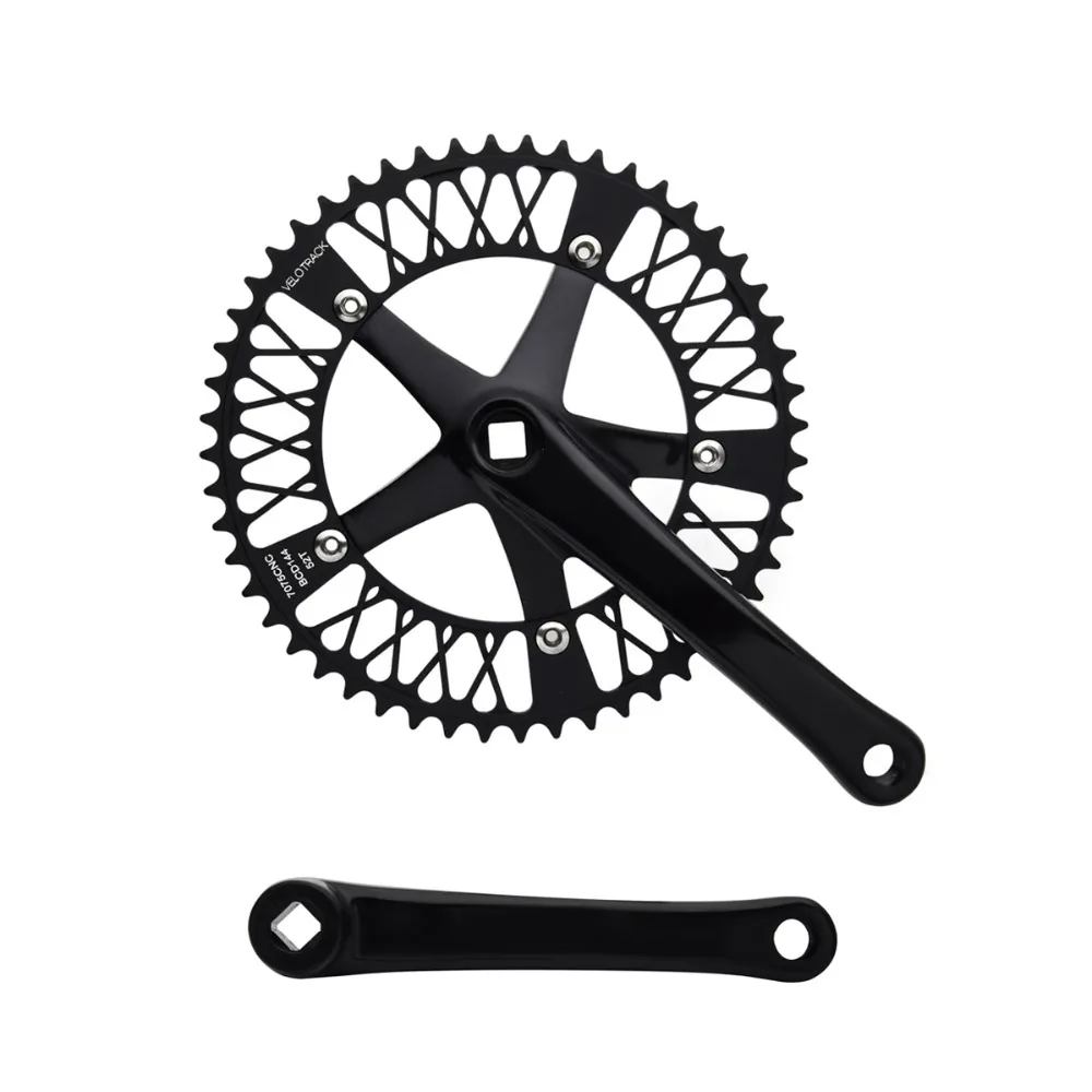 Fixed Gear Bike Crankset CNC chainwheel 52T Track bike Sprocket Cranks