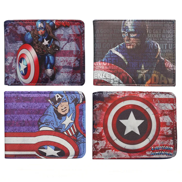 Huimeng كاريكاتير الأعجوبة المنتقمون خارقة كابتن أمريكا الدرع فو جلدية bifold محفظة id النقدية هدية للأطفال Huimeng كاريكاتير الأعجوبة المنتقمون خارقة كابتن أمريكا الدرع فو جلدية bifold محفظة id النقدية هدية للأطفال