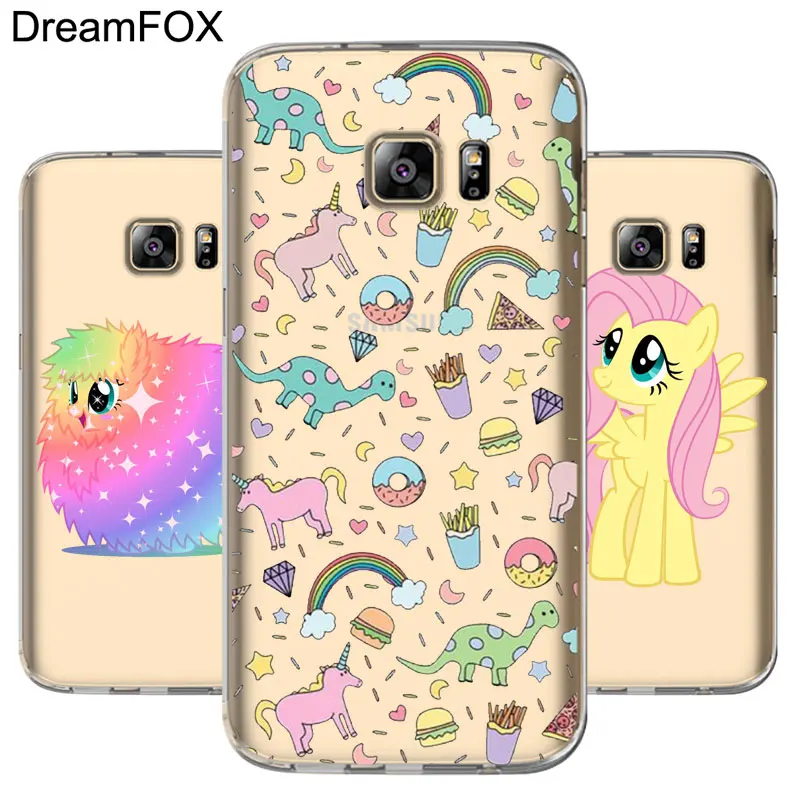 DREAMFOX L078 Rainbow Clouds Soft TPU Silicone Case Cover For Samsung Galaxy Note S 7 8 9 10 10e 11 11e Lite Edge Plus |