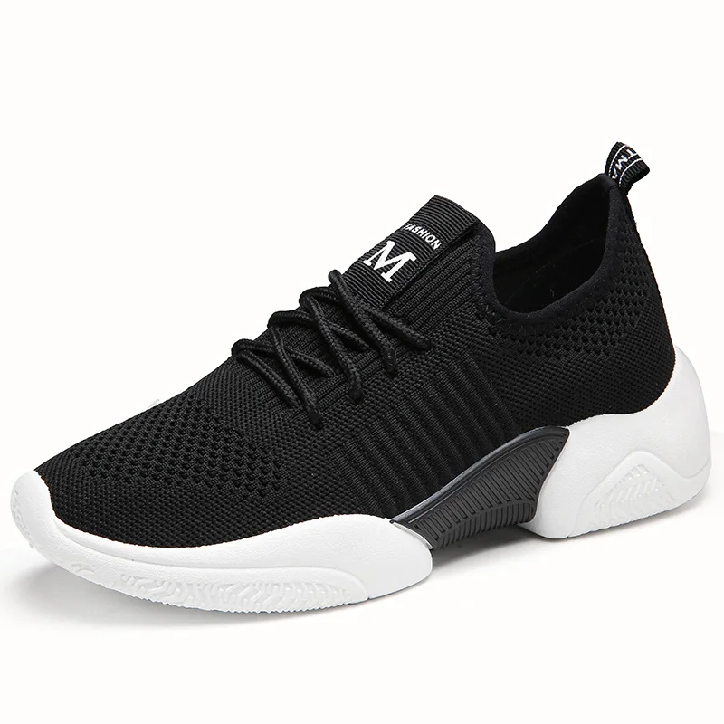 

Cheap 2019 New Woman Tennis Shoes Summer Breathable Female Brand Sports Flat Shoes Light Lady Athletic Sneakers Tenis Feminino