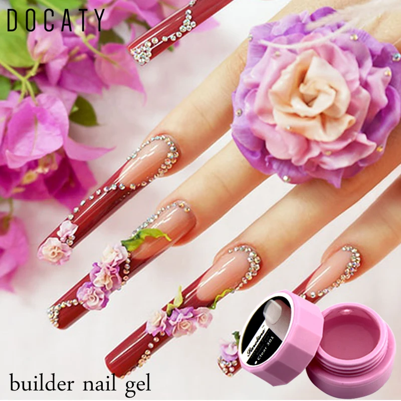 

Docaty Primer Nail Gel for Building for Nail Extensions Poly Gel Set All for Manicure and Nail Design Lacquer Set Acryl Gel