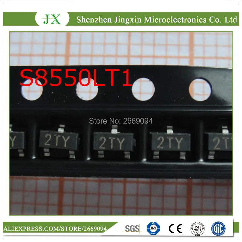 3000pcs S8550lt1 S8550 Sot23 2ty Smd New And Original Ic - Replacement ...