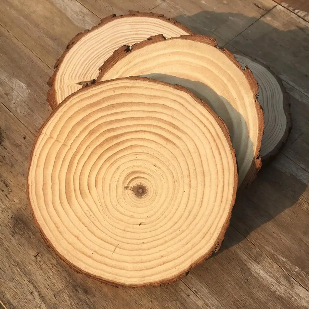  1pc big size Wooden Crafts Log Sheet Vintage Wood Wedding table Decoration centerpieces DIY Handcra