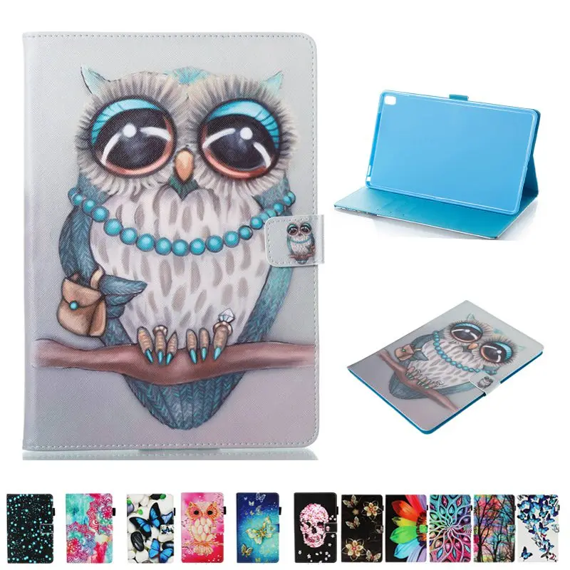 

3D Fashion Printing PU Leather Case For Samsung Galaxy Tab A 7.0 2016 T280 T285 SM-T285 smart painted leather tablet case+gifts