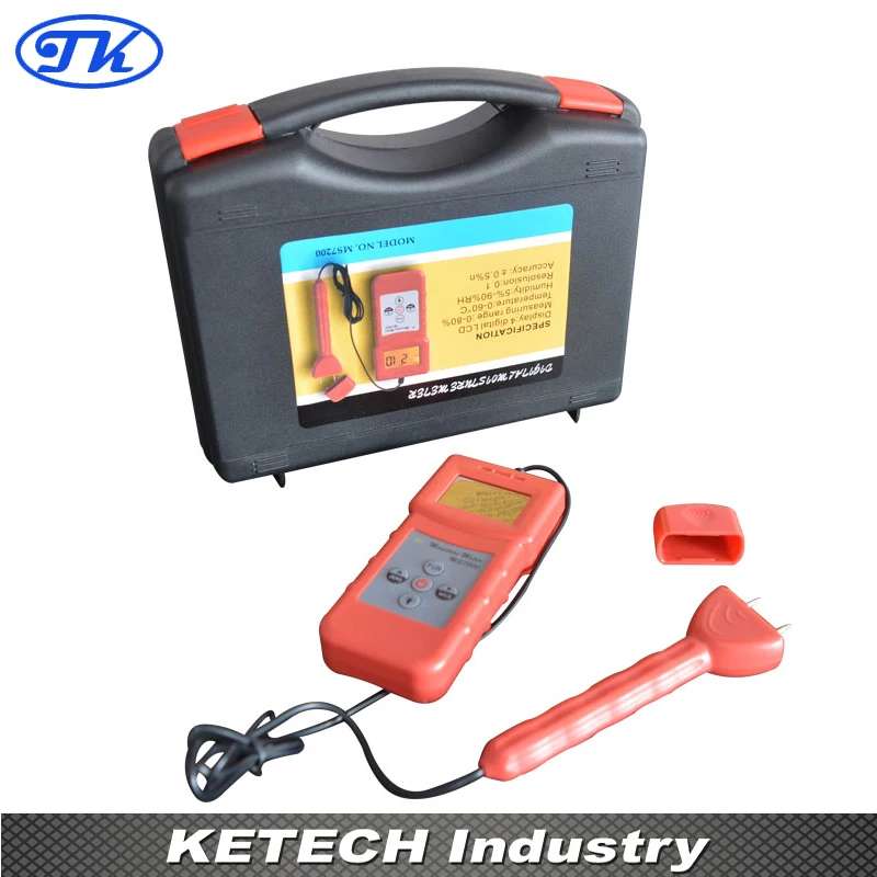 Wood ,Bamboo,Carton,Concrete,Floor,Timber,Paper Moisture Meter MS7200