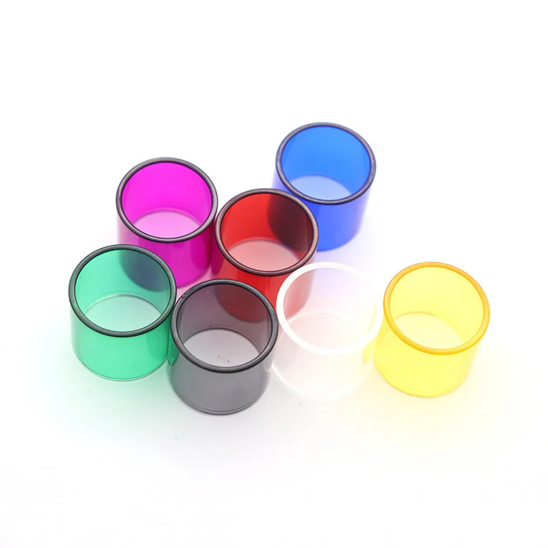 

5pcs/lot clear color colorful replacement glass tube for Smok tfv4 mini Atomizer Pyrex glass