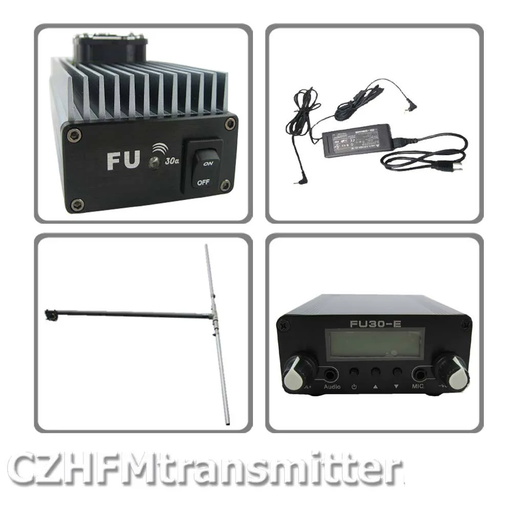 fmuser fu-30a 30w профессиональные fm передатчик усилителя 85-110mhz