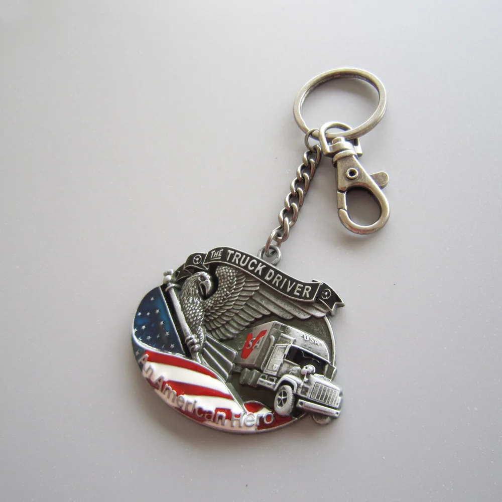 

Hero Truck Driver Charm Pendant Key Ring Key Chain KEYRING-3D041