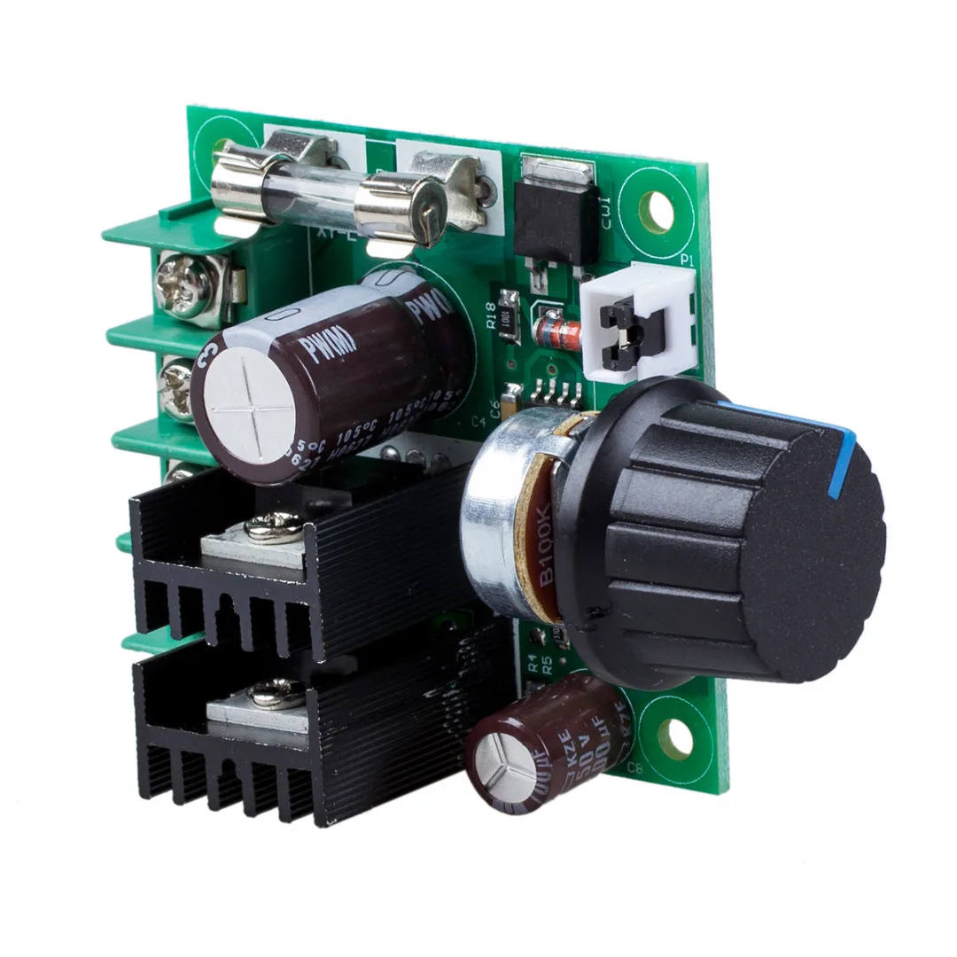 

DC Motor Speed Controller 12V-40V Speed Controller10A PWM DC Motor Speed Controller Dimmer Voltage Regulator With Knob