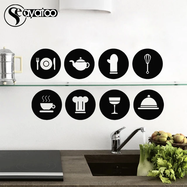 Special Price Kitchen Tile Cook Pattern Vinyl Wall Sticker Decal Cup Circle Dining Room Home Decor Art Mural 16x142cm Special Price Kitchen Tile Cook Pattern Vinyl Wall Sticker Decal Cup Circle Dining Room Home Decor Art Mural 16x142cm