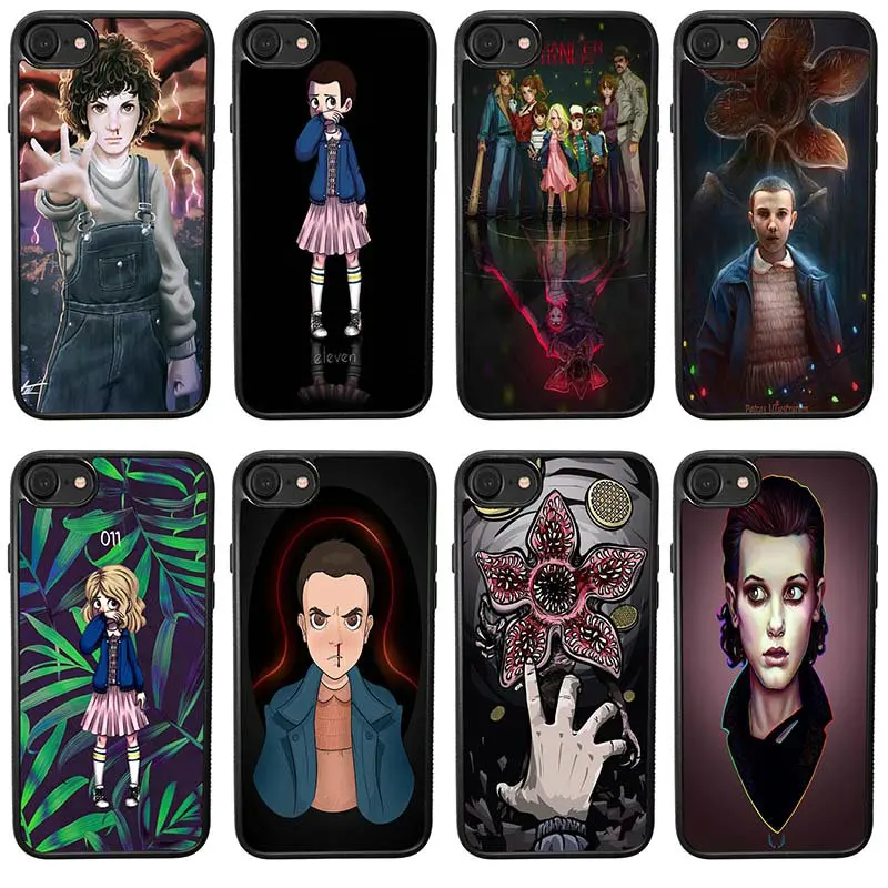 Stranger Things Christmas Lights Mobile Phone Cases Hard pc tpu Plastic Cover for iphone 4 4S 5 5S SE 6 6S 7 8 Plus Case |
